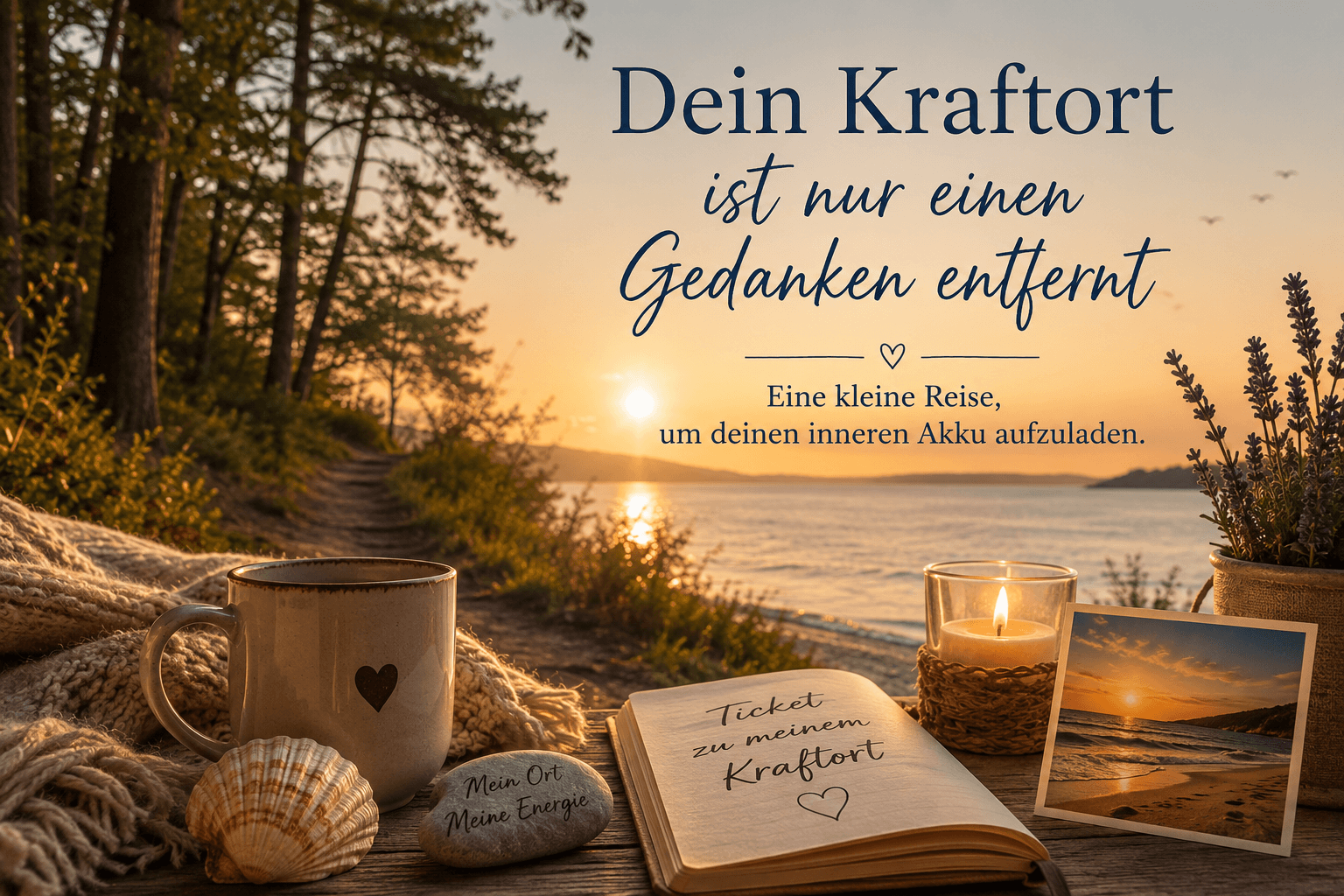 Dein Kraftort ist nur einen Gedanken entfernt