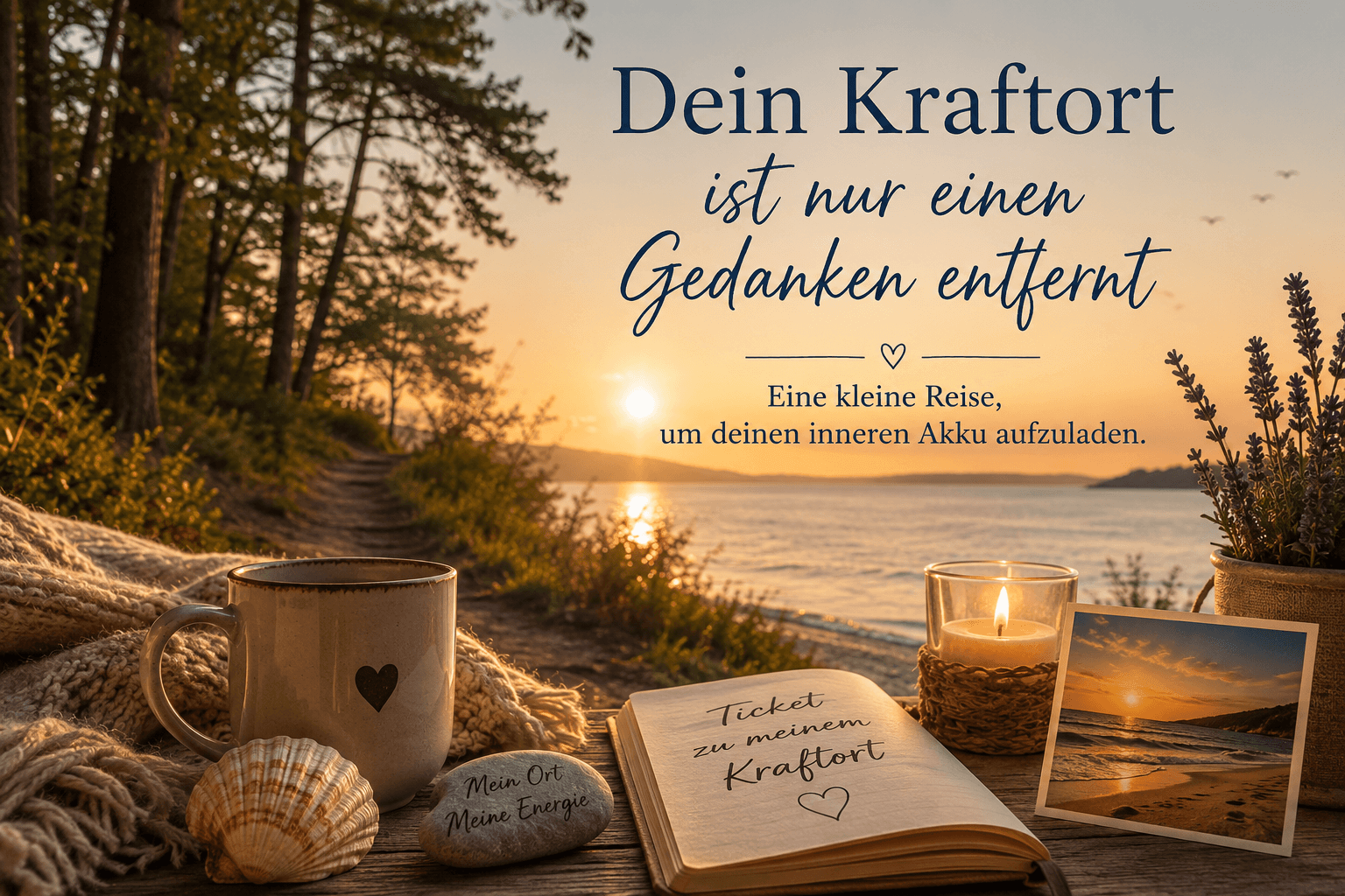 Dein Kraftort ist nur einen Gedanken entfernt